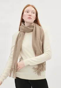 Шарф с бахромой Gobi Cashmere, Taupe