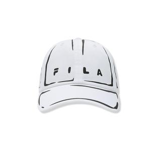 FILA Бейсболка хлопковая унисекс белая, Standard White
