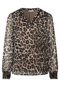 Блуза STREET ONE, коричневый/темно-коричневый