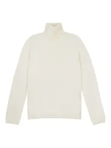 Свитер с высоким воротником Zanone, белый