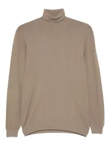 Прямой свитер с воротником-стойкой Imperial, бежевый