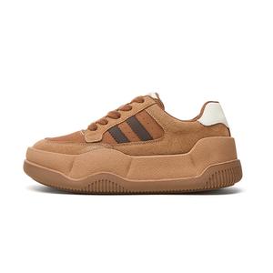 Нескользящие, износостойкие, дышащие, влагоотводящие, легкие, низкие кроссовки для скейтбординга для женщин BENZI, Coffee