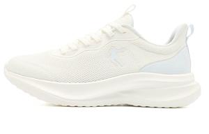 QIAODAN Женские кроссовки для бега с низким верхом, устойчивые к истиранию, с мягкой подошвой, белые, синие