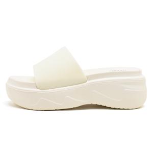 Тапочки-слайды из ЭВА, устойчивые к истиранию, женские, цвета экрю EXULL Q, Ecru
