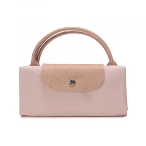 LONGCHAMP Le Pliage Green Canvas Handbag, сумка из канваса, дорожная сумка 45L, женская, розовая