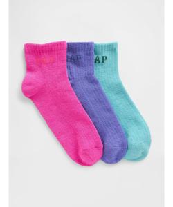 Детские короткие носки с логотипом (K)GAP, комплект из 3 пар.