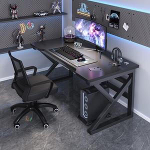 Стол компьютерный 120x60x74 см Naijia черный с черной рамой