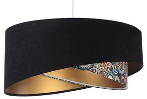 Подвесной светильник BPSKoncept Galaxy Velour 50 cm, 50x23x93 см цвет schwarz/gold/multicolor
