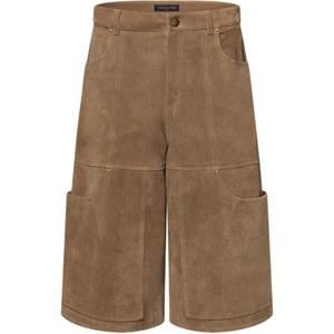 Рабочие шорты из замши LOUIS VUITTON, хаки