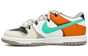 Кроссовки Nike Dunk Skateboarding Shoes Women's Low-top Orange, цвет Off White