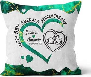 Custom Персонализированные подушки на годовщину свадьбы Option 8