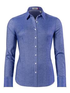 Блуза Vincenzo Boretti leicht tailliert, синий