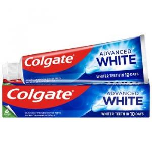 Colgate, Advanced White, отбеливающая зубная паста с фтором, 125 мл