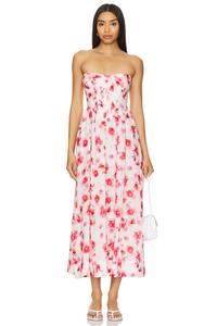 Платье миди лола Bardot, розовый