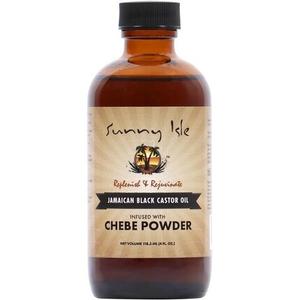 Ямайское черное касторовое масло с порошком Chebe, 118 мл Sunny Isle