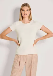 Футболка с принтом Madeleine, Pearl White