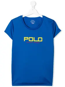 Футболка с логотипом POLO RALPH LAUREN KIDS, синий