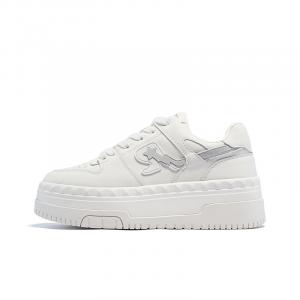 Кеды, обувь для скейтбординга женская низкая St&Sat, серебряный