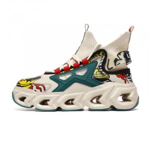 Амортизирующие кроссовки Mid Top с противоскользящей подошвой мужские COPICVEN, бежевый