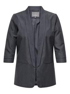 Блейзер ONLY Carmakoma, темно-серый меланж