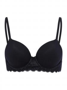 Hanro Бюстгальтер балконет 'Moments' в черном цвете