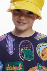 Детская футболка с коротким рукавом и принтом Desigual, Navy blue