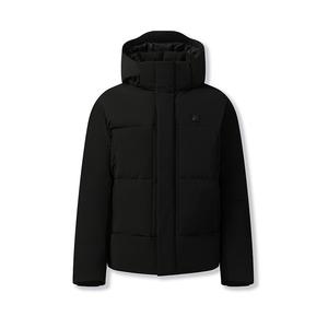 FILA Белая пуховая куртка мужская, Jet Black