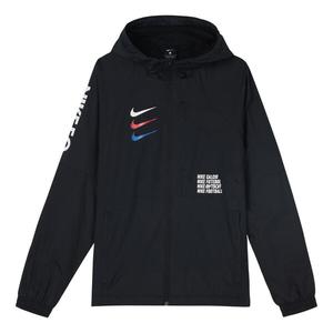 Куртка Nike F.C. Woven Breathable Football Sports Jacket Black, черный