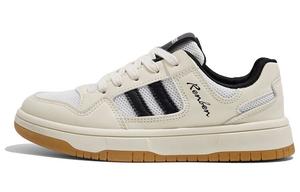 Кеды, скейтборд обувь женская низкая Renben, белый/черный