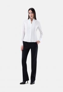 Блуза van Laack Button-down blouse, Weiß/White