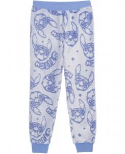 Детские спортивные штаны с рельефным плюшевым покрытием для девочек 7-14 лет Disney, Blue