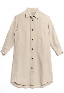 Женское платье-рубашка оверсайз кремового цвета Margaret Howell