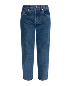 Джинсы с высокой талией Anine Bing, синий