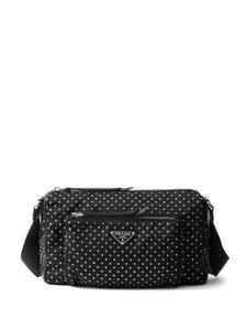 Сумка Prada с заклепками, черный