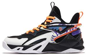 Детские баскетбольные кроссовки GS Mid-top черные/желтые Qiaodan