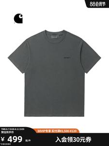 Футболка мужская Carhartt WIP с вышитым логотипом, розовый