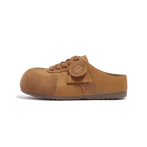 CAMEL Закрытые тапочки женские коричневые, цвет Brown