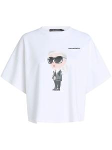 Футболка с иконкой Karl Lagerfeld, белый