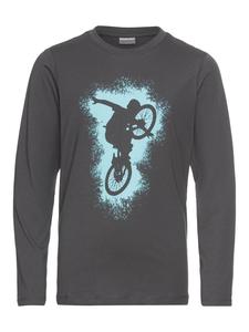 Рубашка с длинным рукавом Kidsworld, антрацит