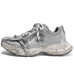 Амортизирующие устойчивые к истиранию легкие утолщенные кроссовки на платформе низкие унисекс TCELLARS, туманно-белый (стандартный)