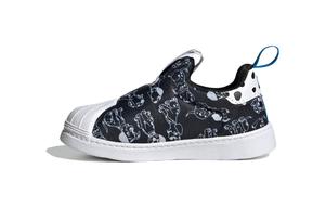 Disney x Устойчивые к истиранию низкие кроссовки для малышей черно-белые Infant And Toddler Adidas Originals