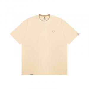 Футболка A Bathing APE с резиновым логотипом Aape, Ecru Ivn