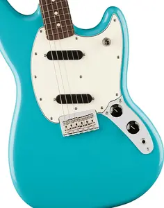 Электрогитара Fender Player II Mustang, гриф из палисандра, цвет Aquatone Blue