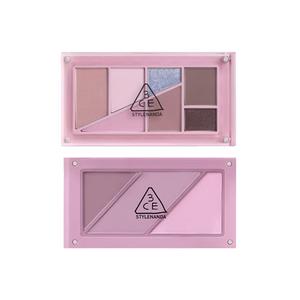 Набор теней и румян Stacking Fun легко растушевывается натуральный 7,5г+10,5г 3CE, Two-Piece Set: Eye Shadow #03 Rain Mist Pink 7.5g+Blush #03 Pink 10.5g