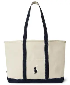 Большая сумка-тоут Big Pony Canvas вместительная Polo Ralph Lauren