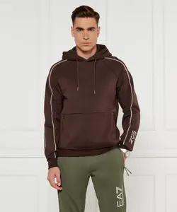 Толстовка Regular fit Ea7, коричневый