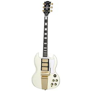 Epiphone ECSGC63CWVGM1 1963 Les Paul SG Custom с Maestro Vibrola - Классический белый