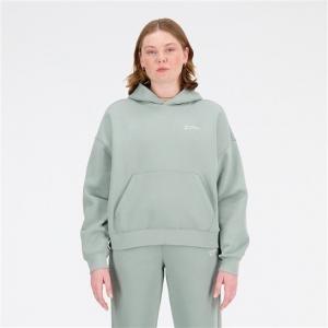 Толстовка с капюшоном NB Essentials Linear Heritage Oversized на флисовой подкладке