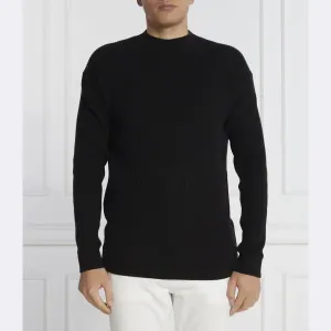 Джемпер мужской Calvin Klein с монограммой на спине, черный