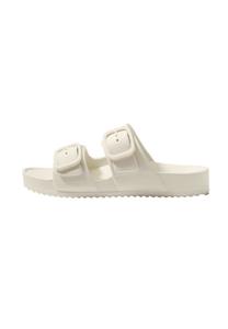 Мюли BUCKLED - Pool slides OYSHO, белый